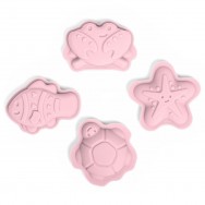Artiwood - Bigjigs - Silicone Toy - Blush Pink Sand Moulds