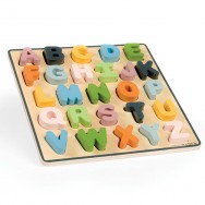 bigjigs toys uppercase abc puzzle artiwood