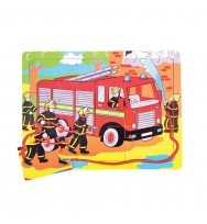 Medium Tray Puzzle - Fire Engine