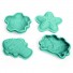 Artiwood - Bigjigs - Silicone Toy - Eggshell Green Sand Moulds
